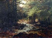 William Samuel Horton Landscape with Stream oil painting on canvas